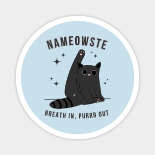 Nameowste Cat Yoga Funny Magnet